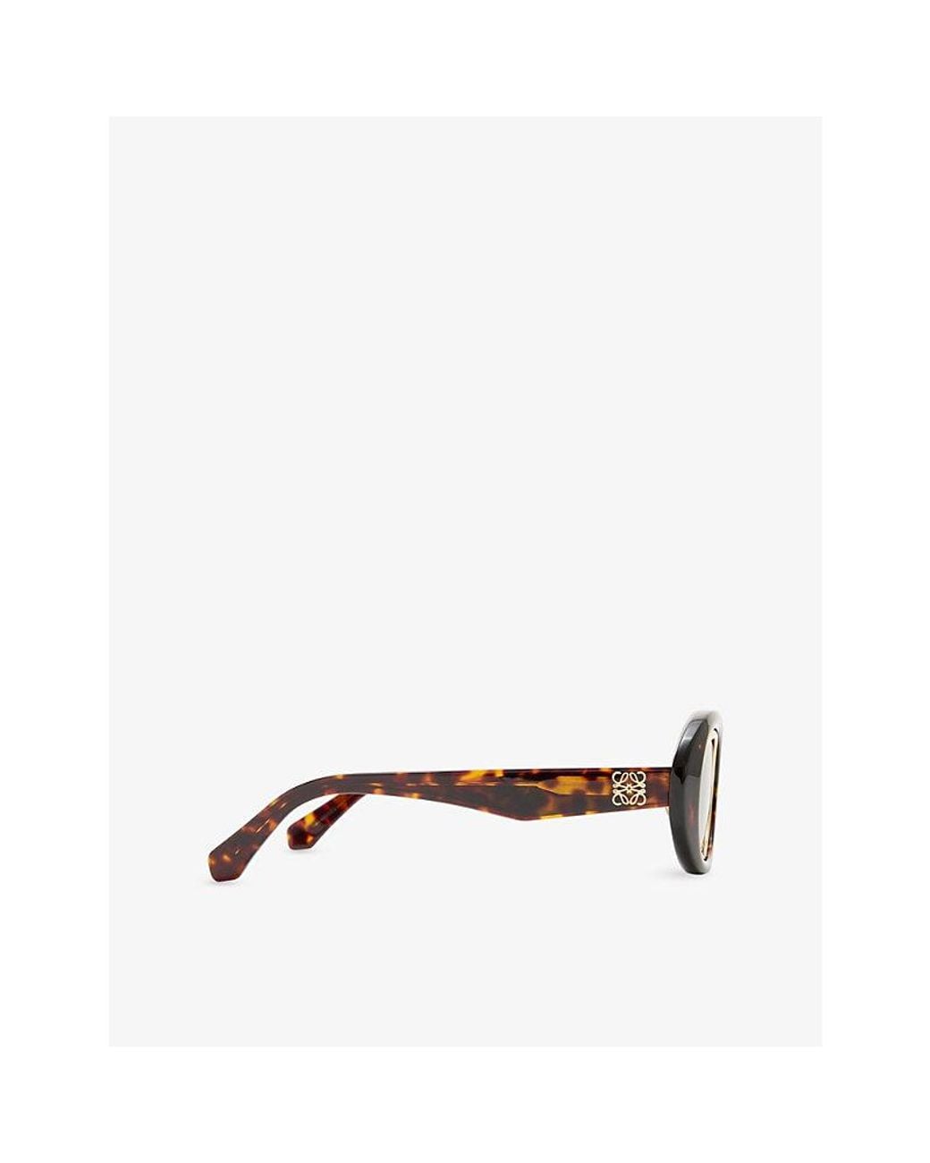 Loewe Multicolor G821Mn0X02 Oval Mini Anagram Oval-Frame Acetate Sunglasses