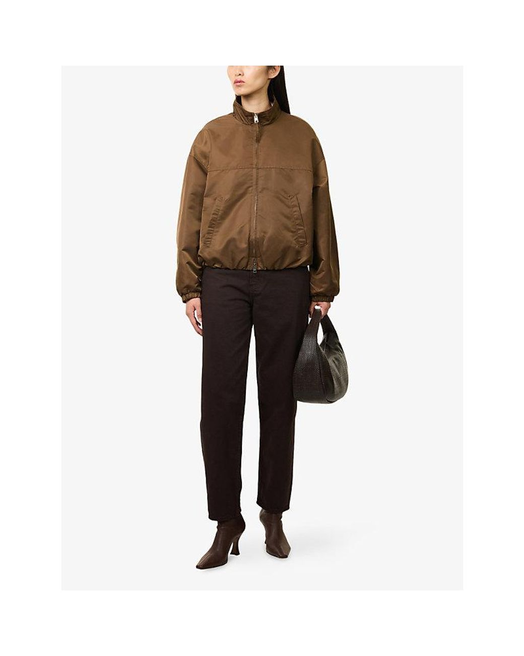 Citizens of Humanity Brown The Taper Mid-Rise Denim Jeans