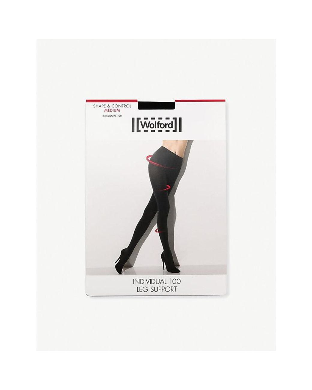 Wolford Black Opaque Individual 100 Tights
