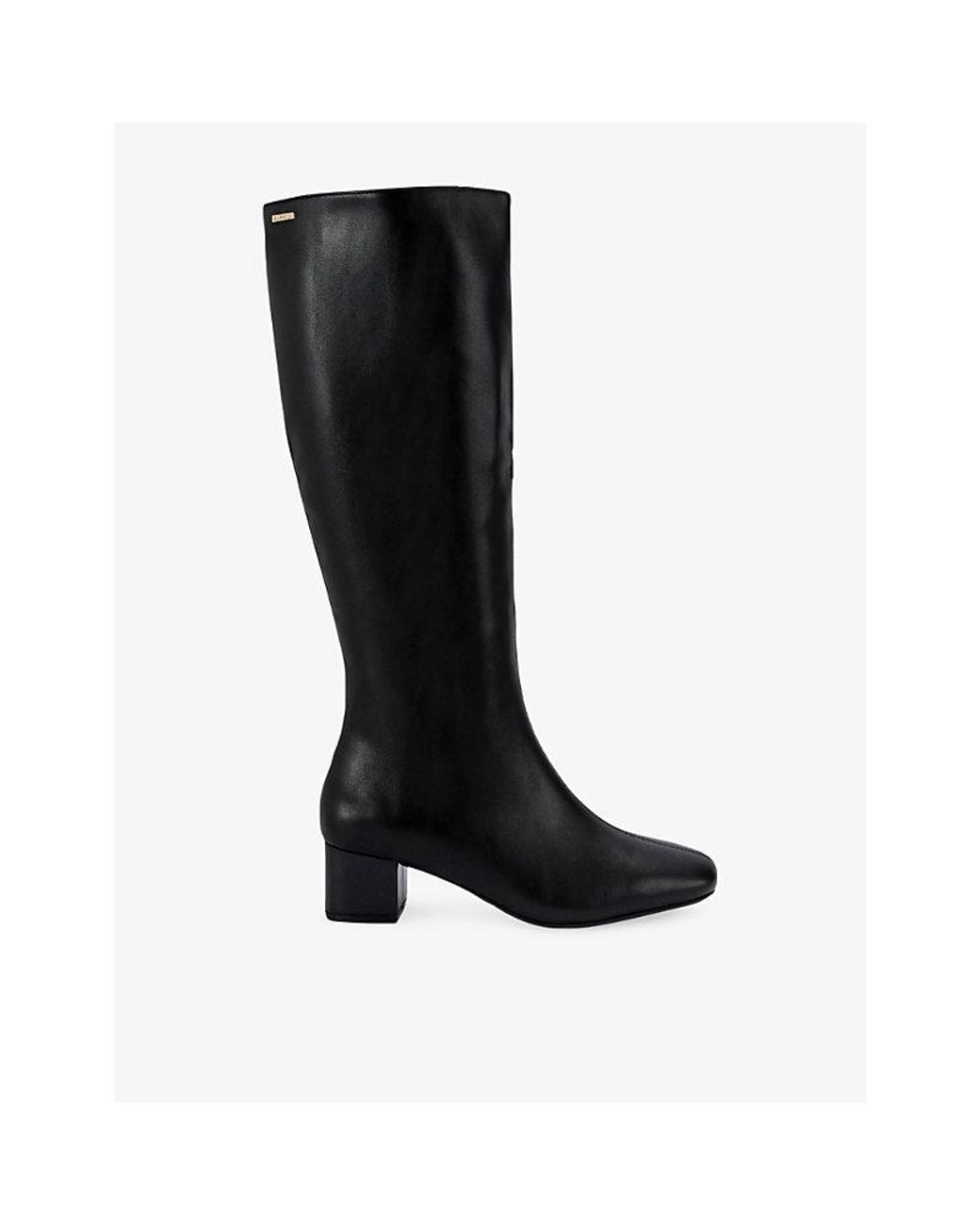 Carvela Kurt Geiger Black Cleo Leather Knee-High Boots