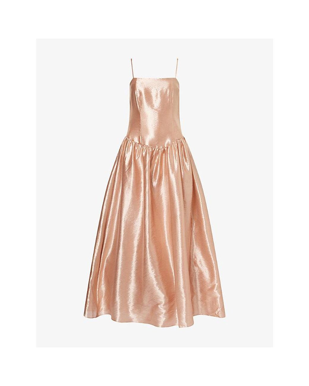 strapless open back dress Light Pink Tank Top in Sweet Dreams – GOVA main image 1