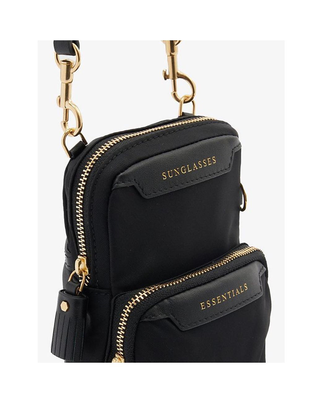 Anya Hindmarch Essentials Recycled-nylon Cross-body Bag in Black