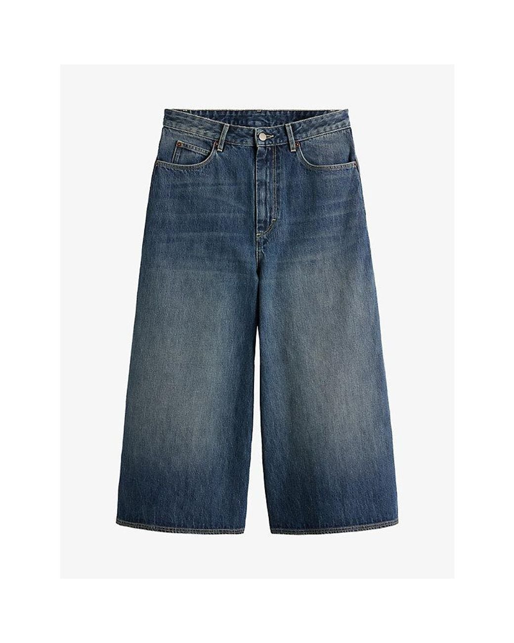 Soeur Blue Joyce Culotte Denim Shorts