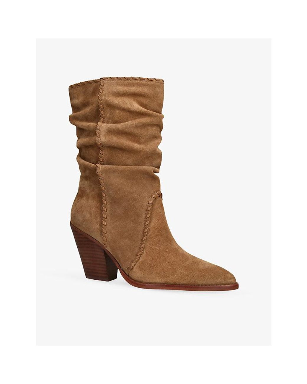 Dolce Vita Brown Julith Suede Ankle Boots