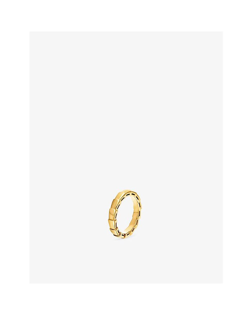BVLGARI Metallic Serpenti Viper 18Ct Wedding Band Ring