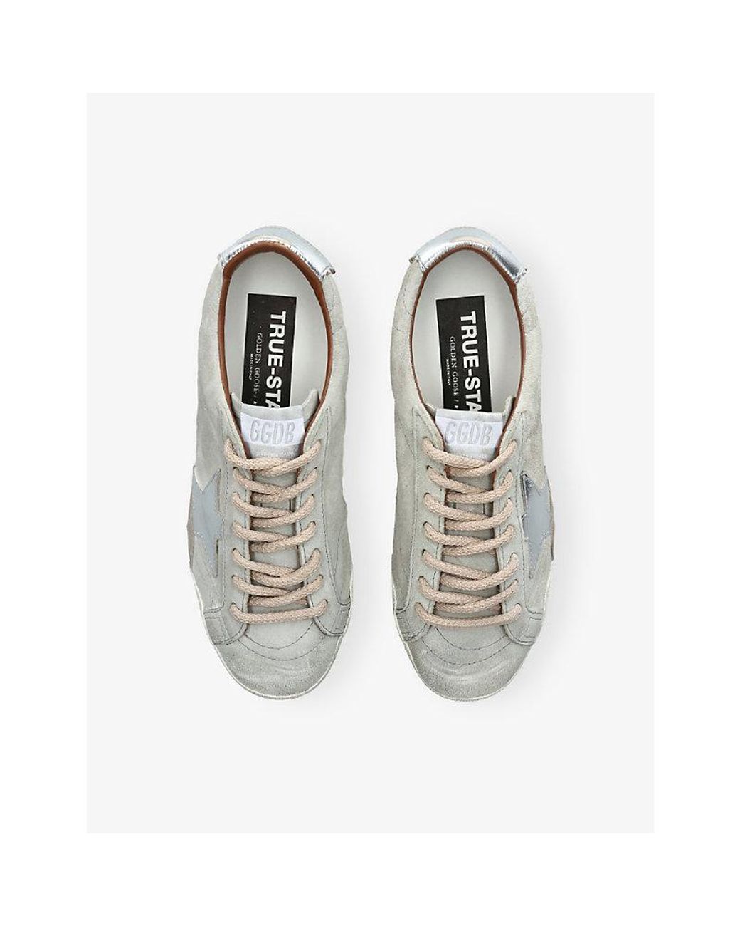 Golden Goose Deluxe Brand White True Star 60678 Leather Trainers