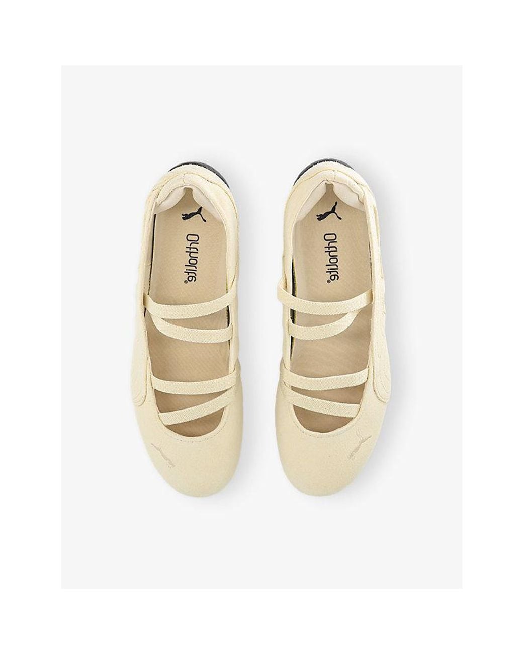 PUMA Natural Speedcat Ballet Suede Trainers