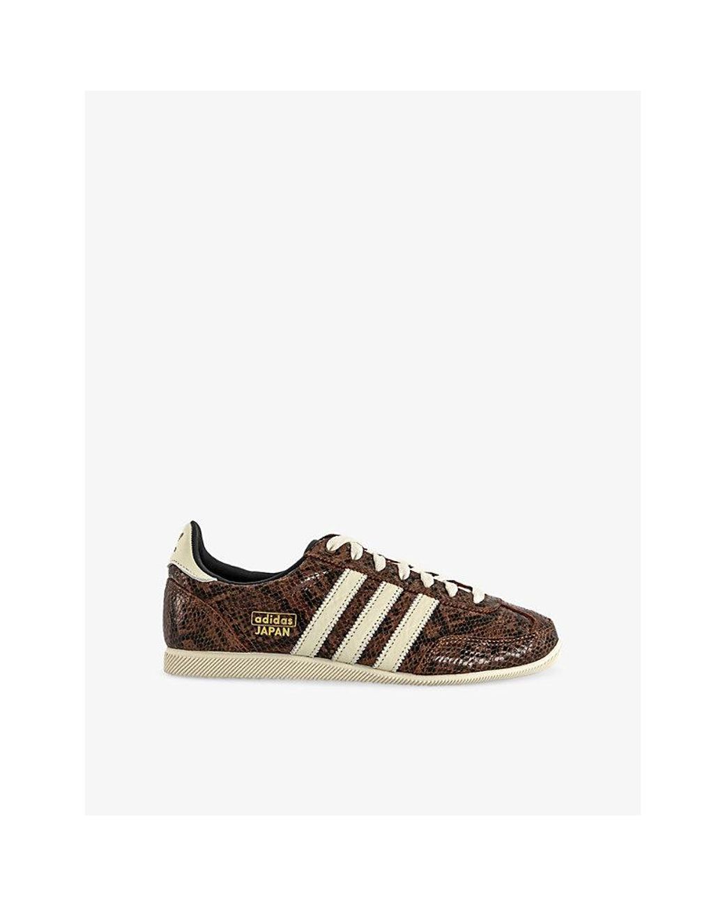 Adidas Brown Japan Leather Trainers