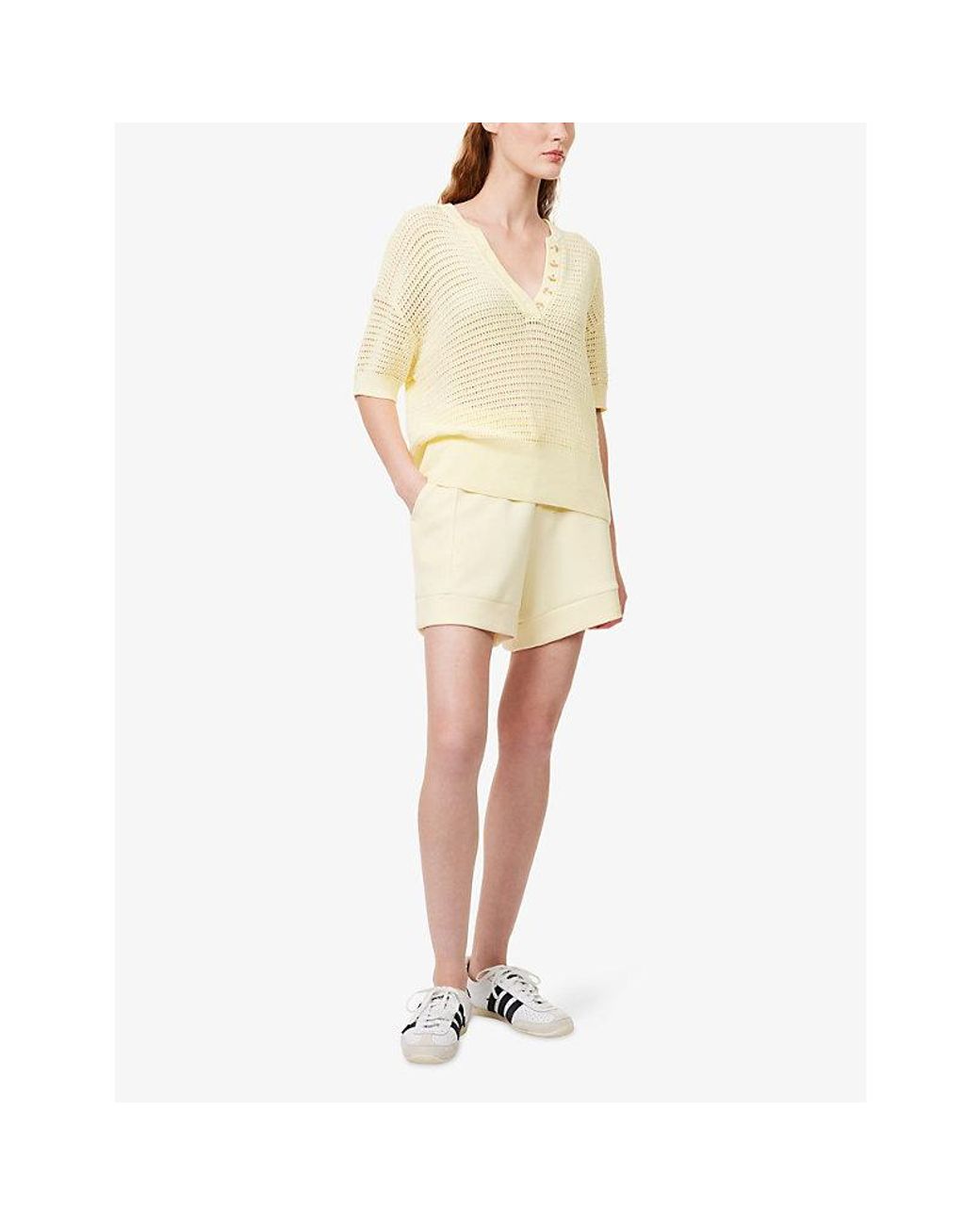 Varley Natural Atrium High-Rise Jersey Shorts