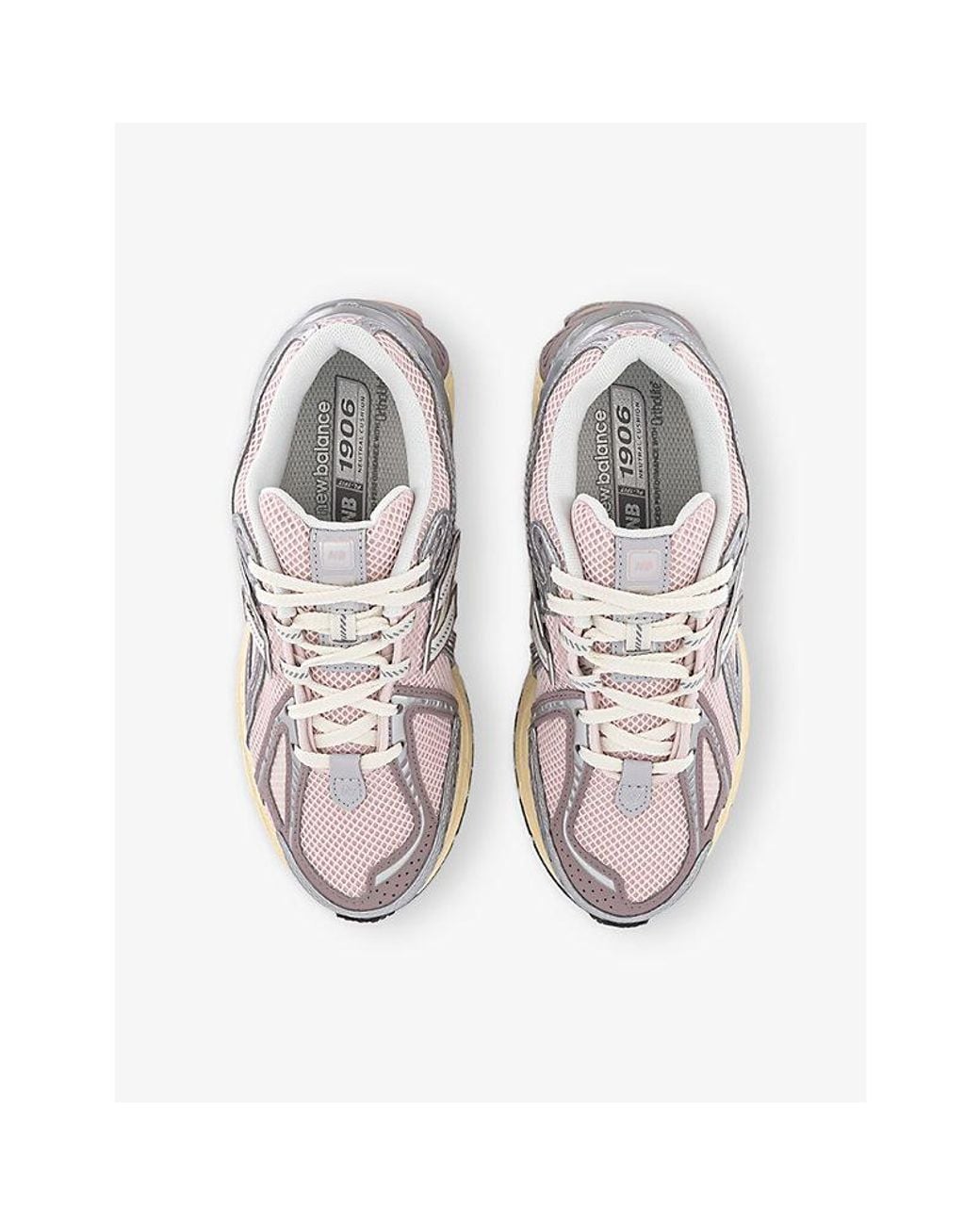 New Balance White 1906 Woven Low-Top Trainers for men