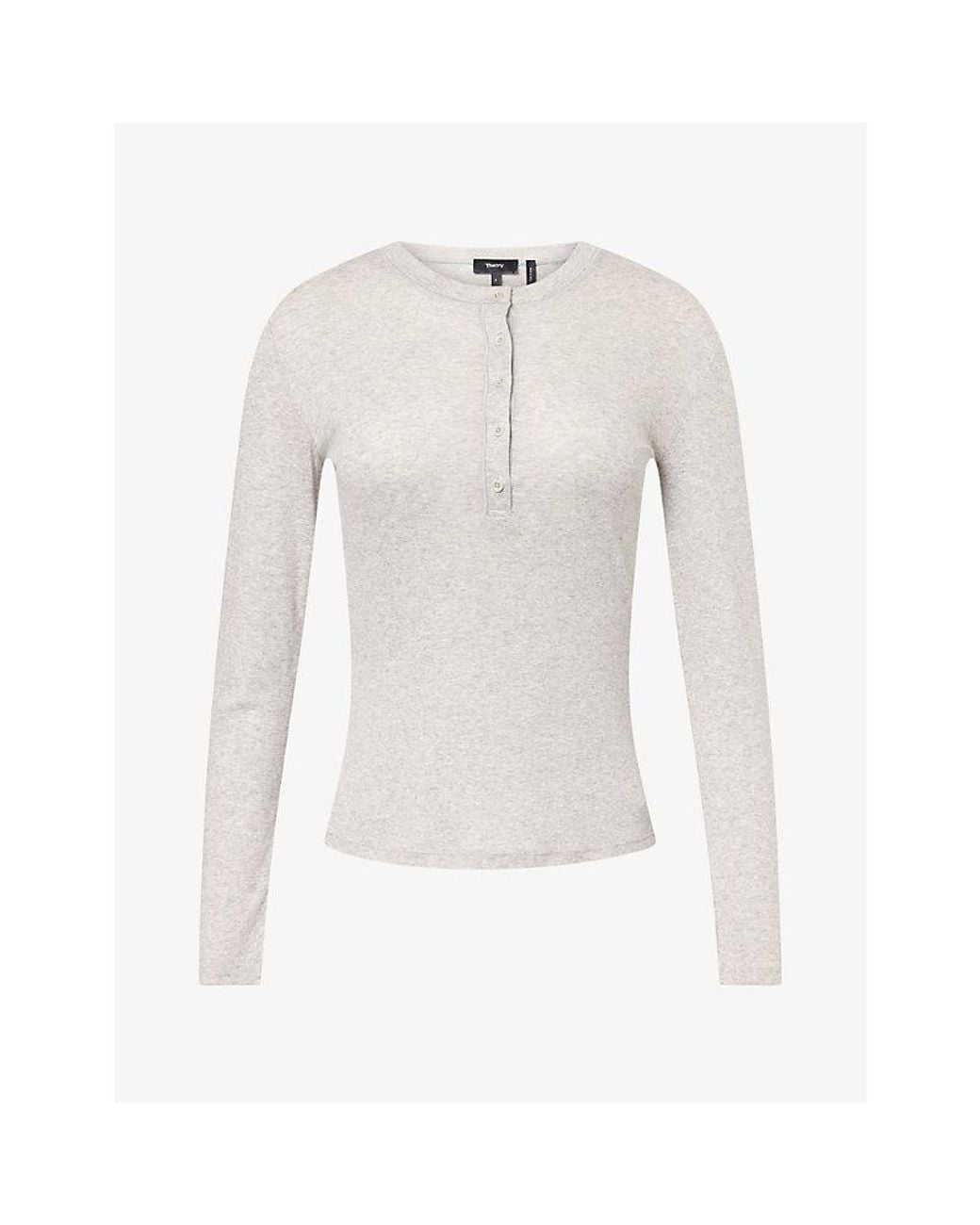 Theory White Soft Melange