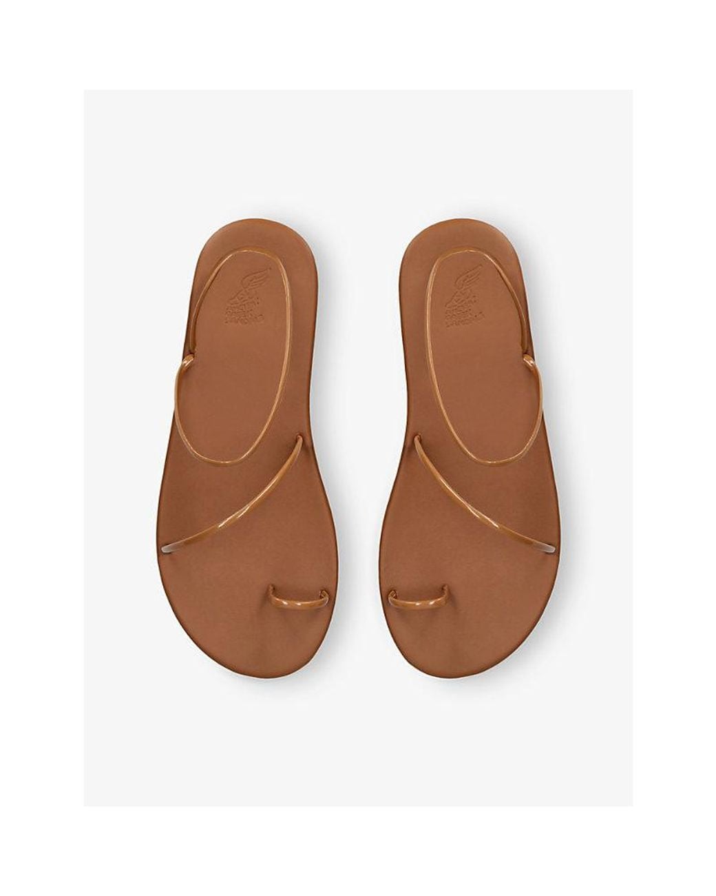 Ancient Greek Sandals Natural Kansiz Faux-Leather Sandals