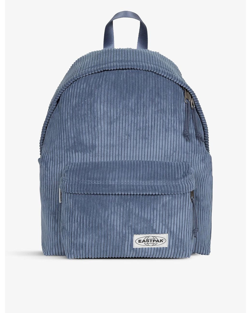 Eastpak Softrib Padded Woven Backpack in Blue Lyst