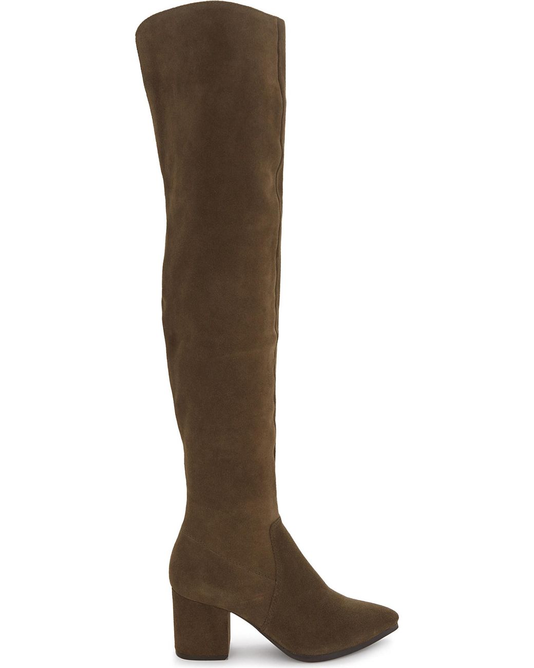 tale Ved daggry Mantle ALDO Iboewet Suede Over-the-knee Boots in Natural | Lyst