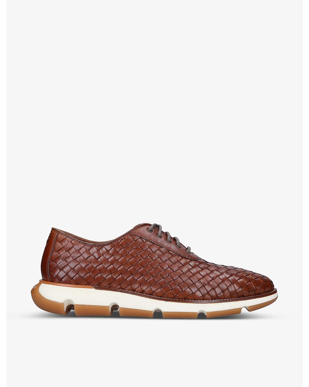 cole haan woven leather shoes