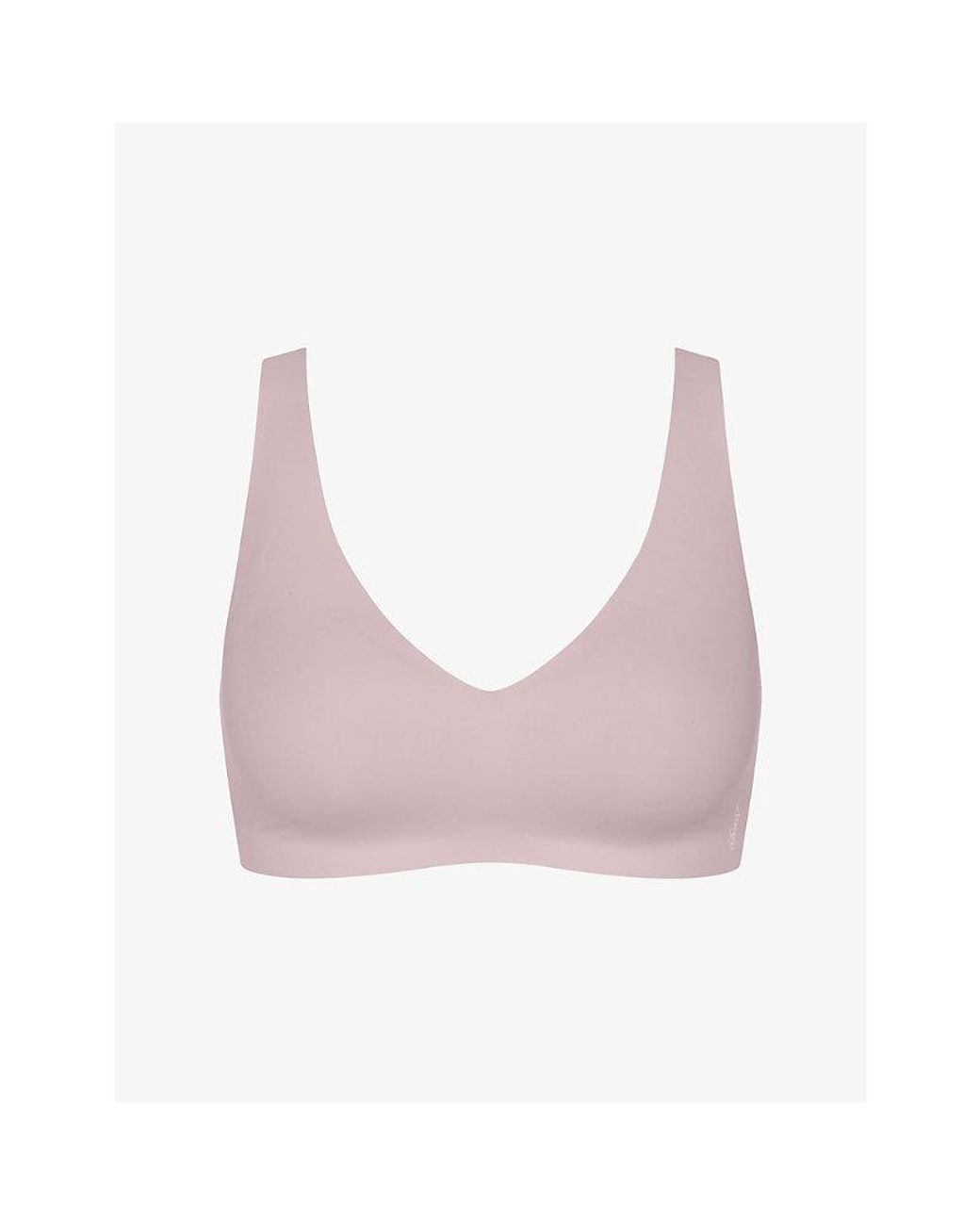 Sloggi Pink Zero Feel 2.0 Soft Non-Wired Stretch-Woven Bra
