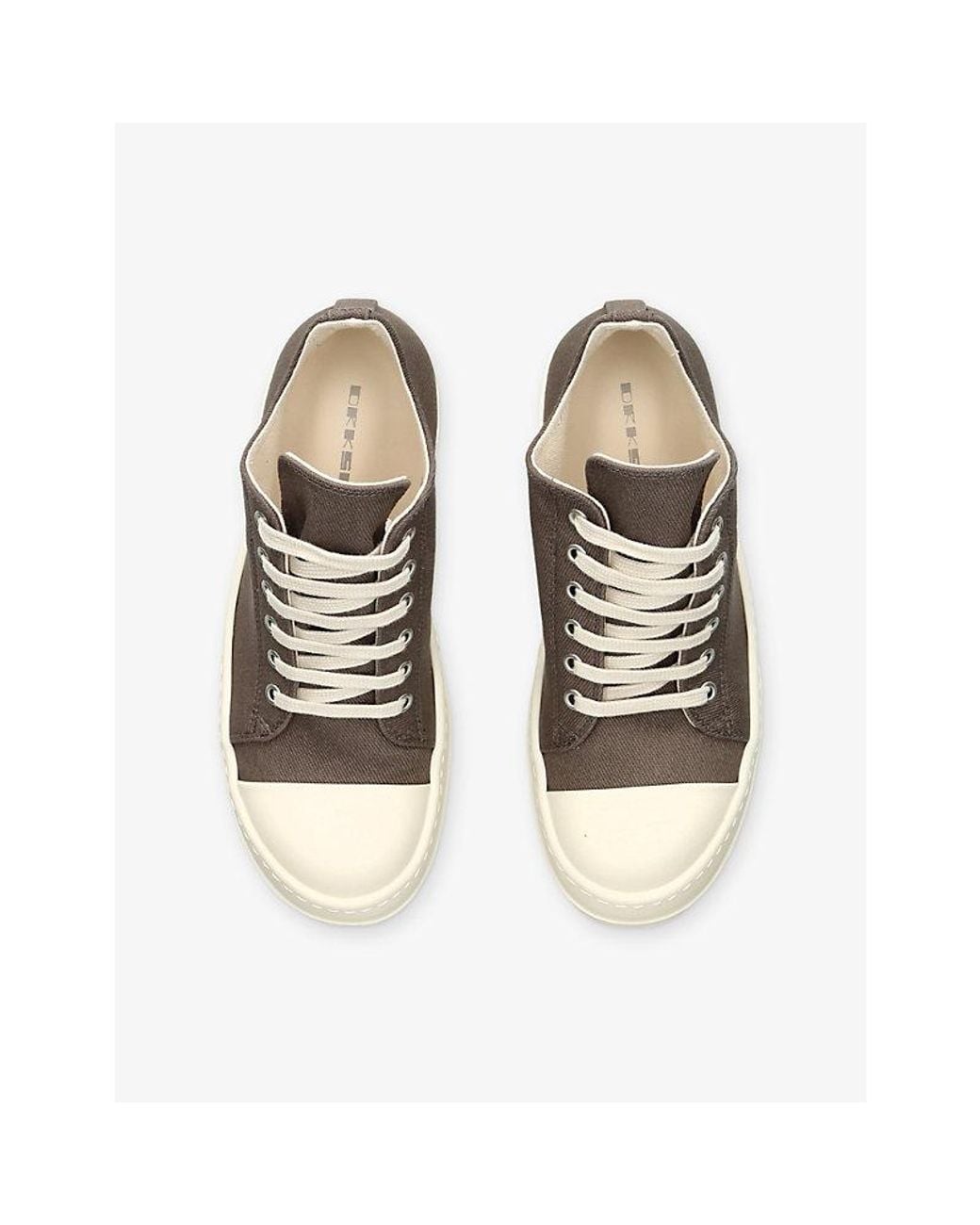 Rick Owens Multicolor Low Canvas Trainers