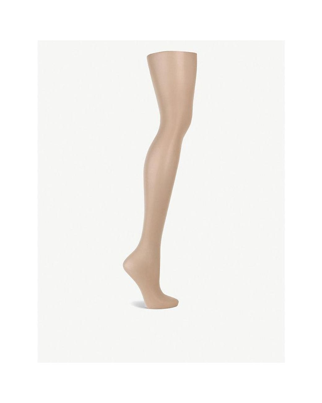 Wolford White Individual 10 Nylon-Blend Tights