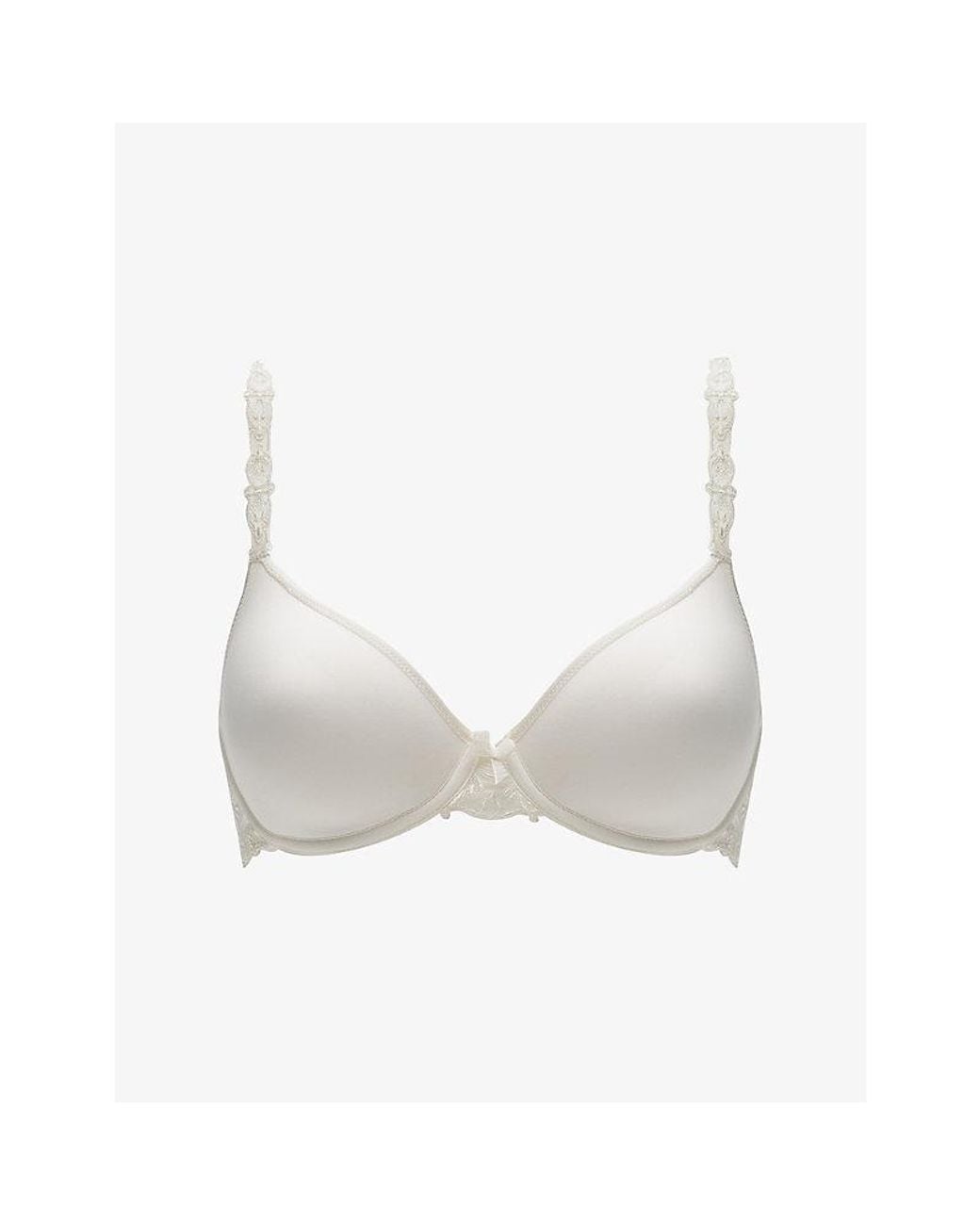 Chantelle White Champs Elysées Memory Foam T-Shirt Bra