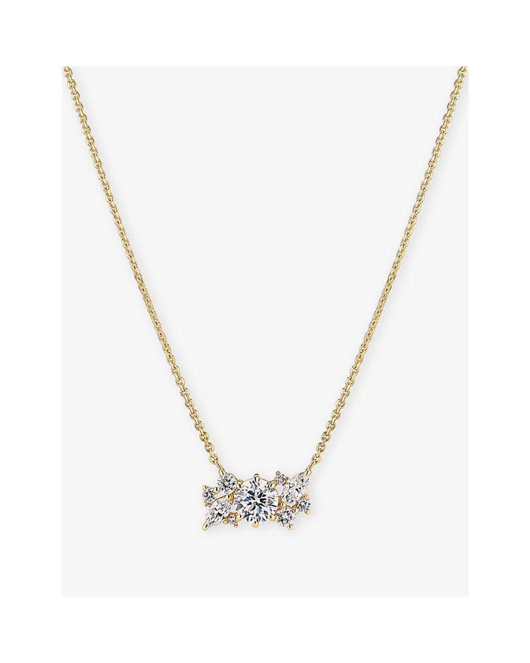 Sif Jakobs Metallic Lovere 14Ct- And 0.58Ct Lab Grown Diamond Necklace