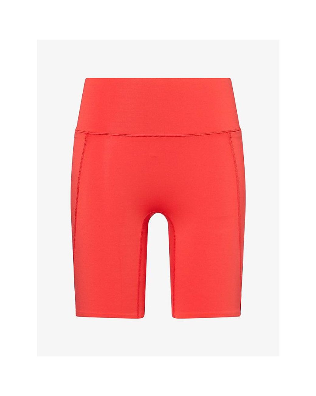Nike Red Universa High-Waisted 5-Inch Biker Shorts