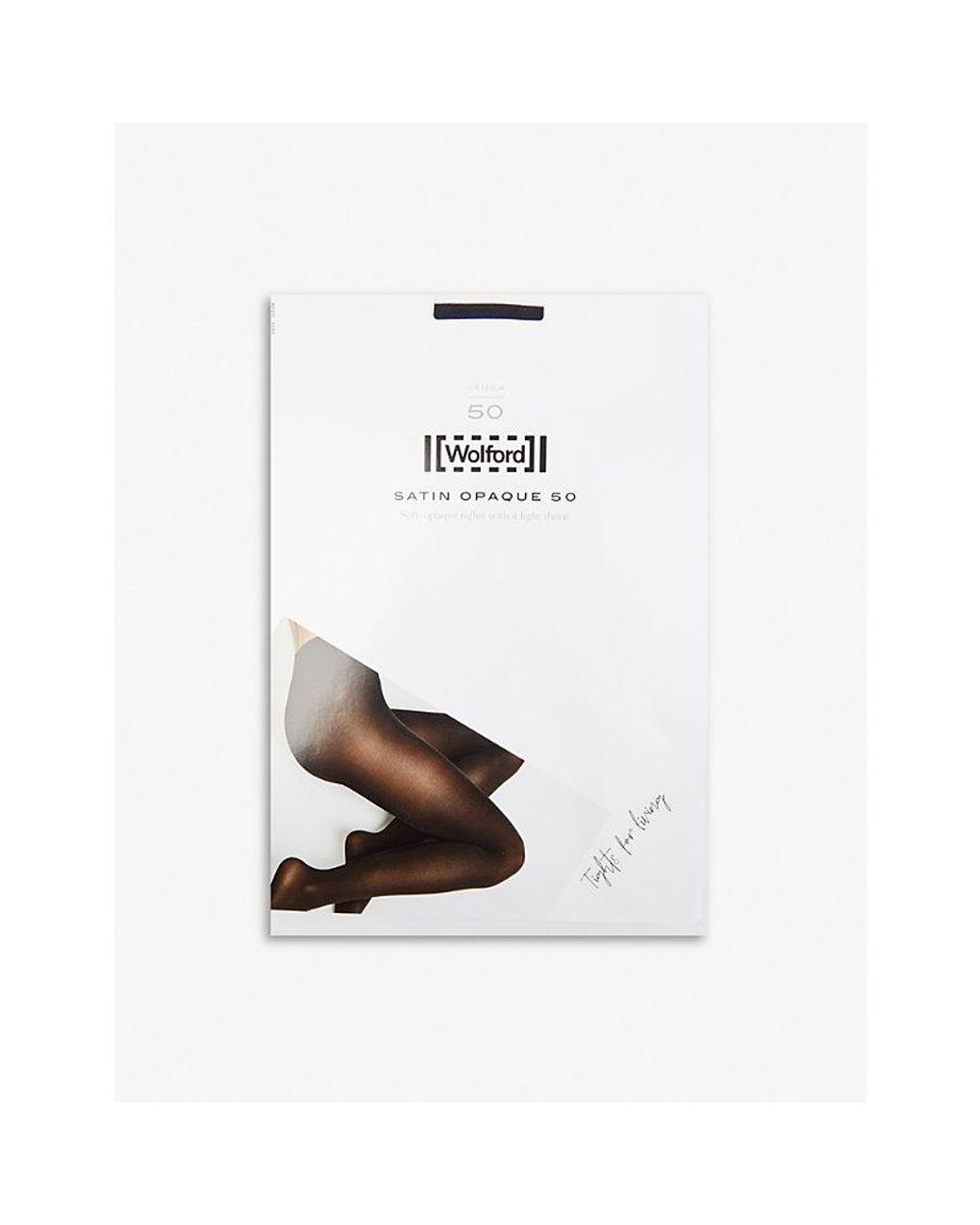 Wolford White Satin Opaque 50 Tights