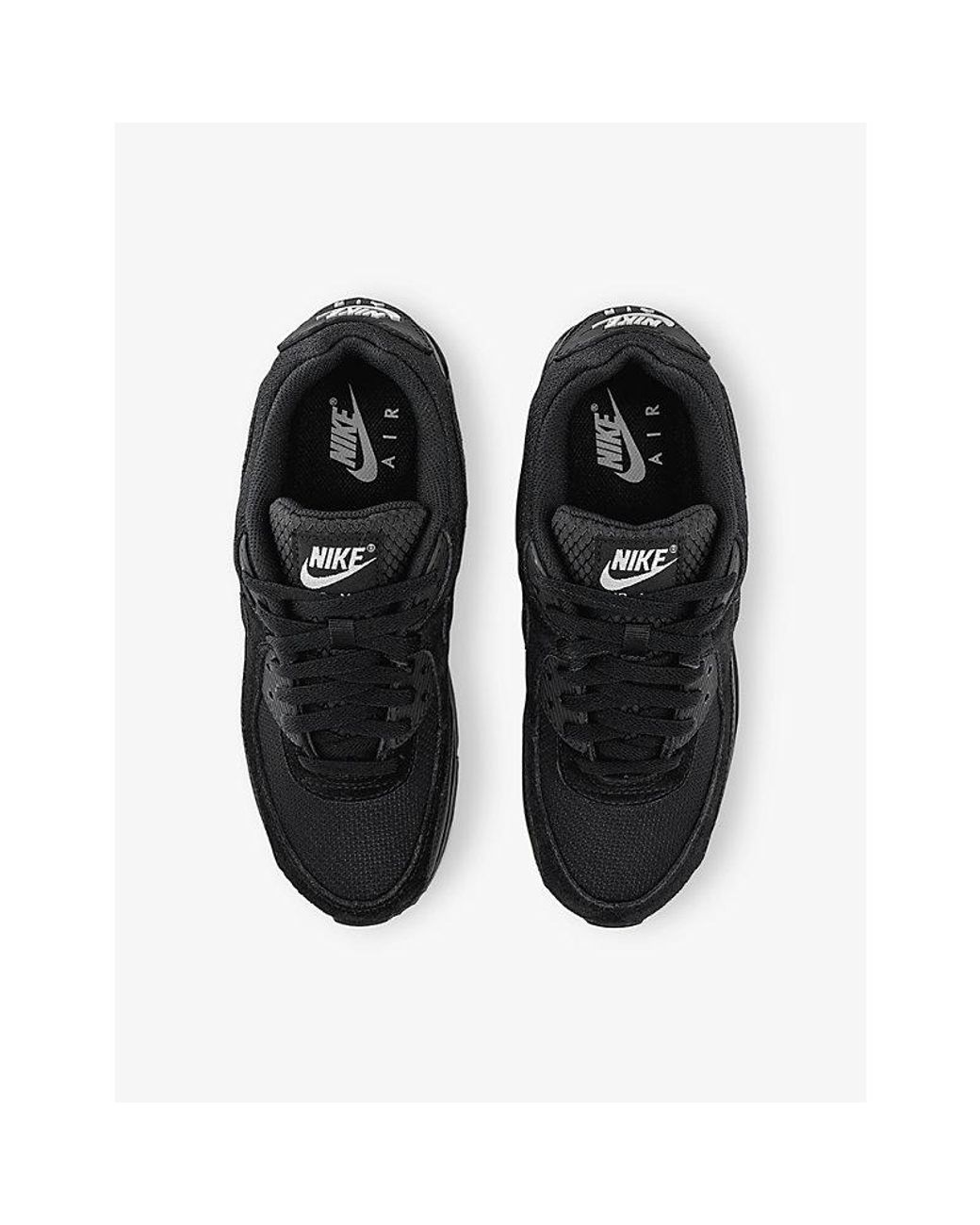 Nike Black Air Max 90 Woven Trainers for men