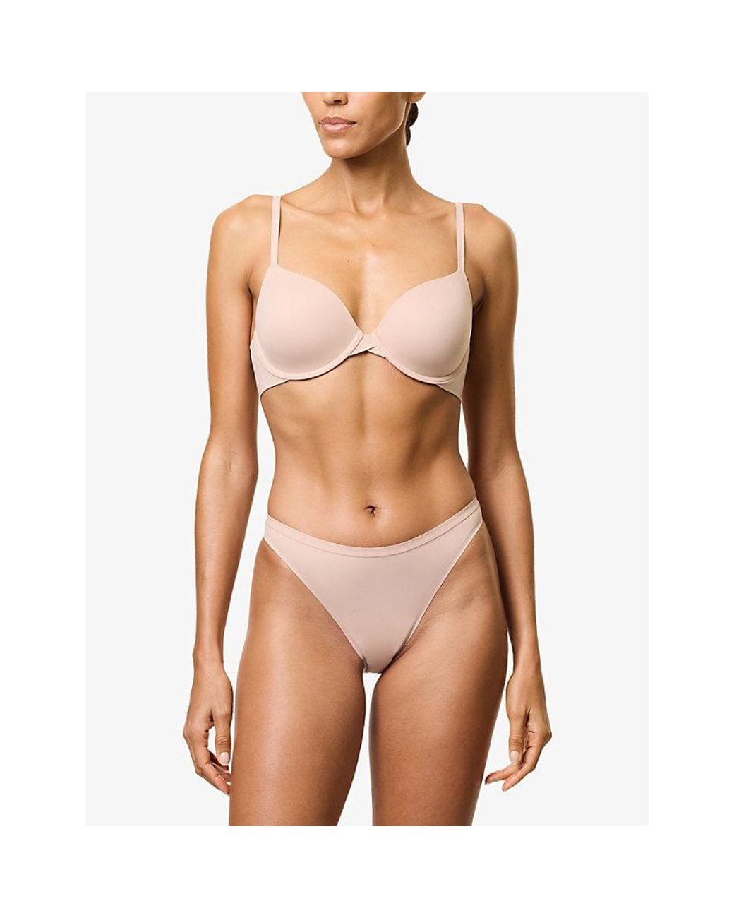 Calvin Klein Pink Perfect Fit Jersey Bra