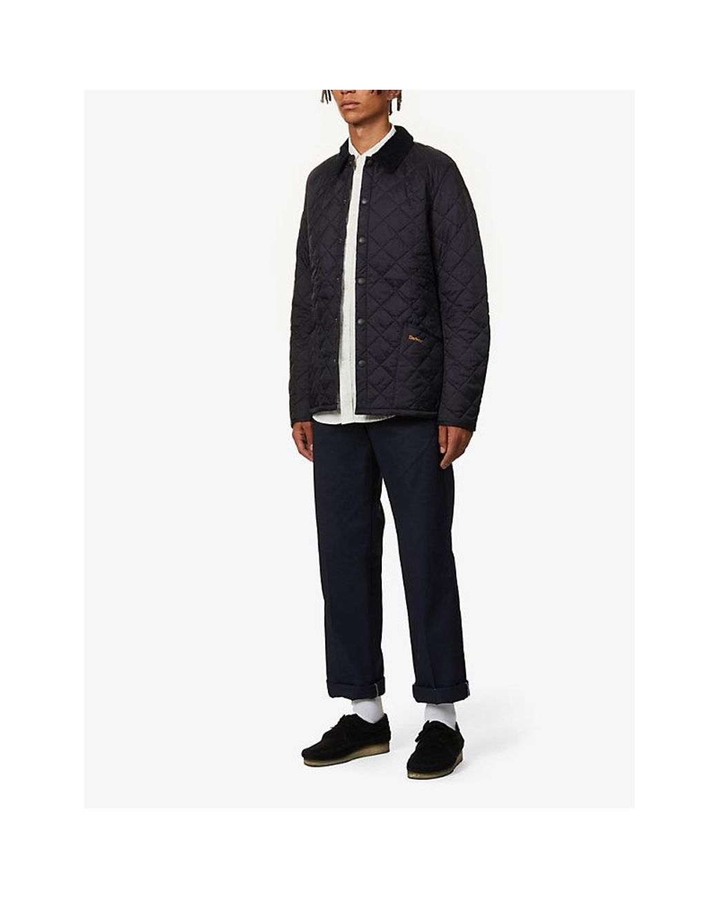Barbour Blue Liddesdale Quilted Shell Jacket for men