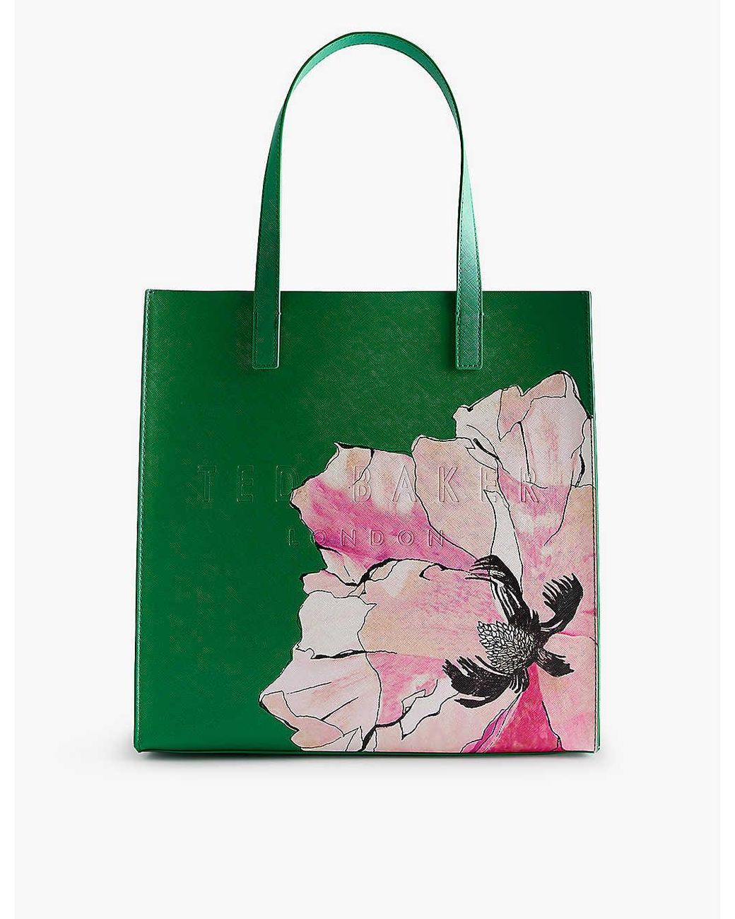 Ted Baker Milicon Faux-leather Tote Bag in Green Lyst UK