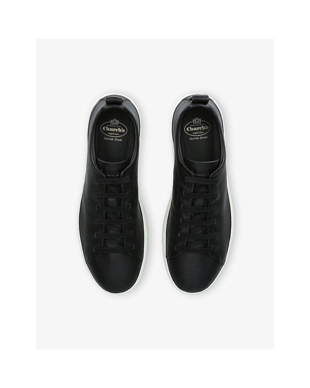 Church's Black Ludlow Leather Trainers for men