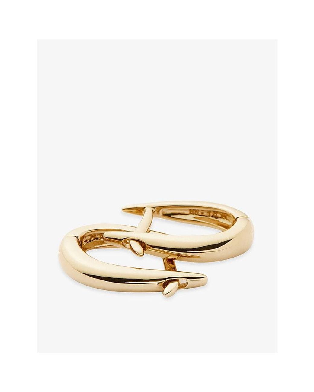 Missoma Metallic Claw Huggies 9Ct Hoop Earrings