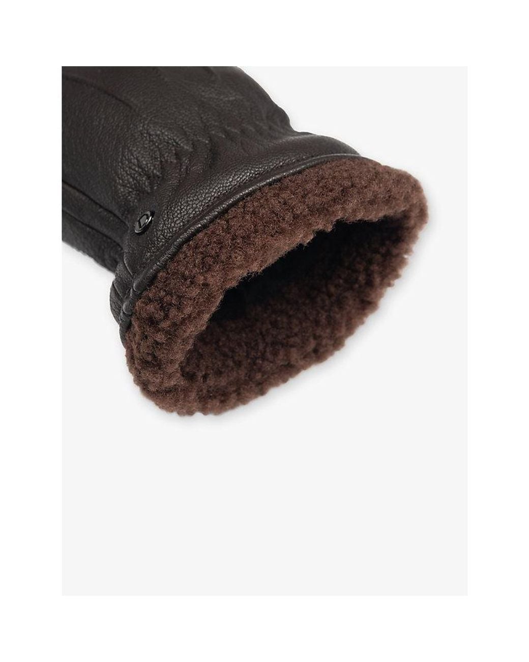 Dents Black Shrewsbury Touchscreen Leather Gloves for men