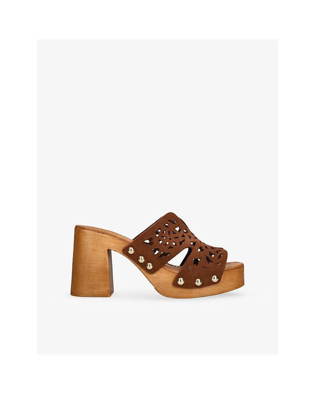 Steve Madden Brown Sunkissed Suede Mules
