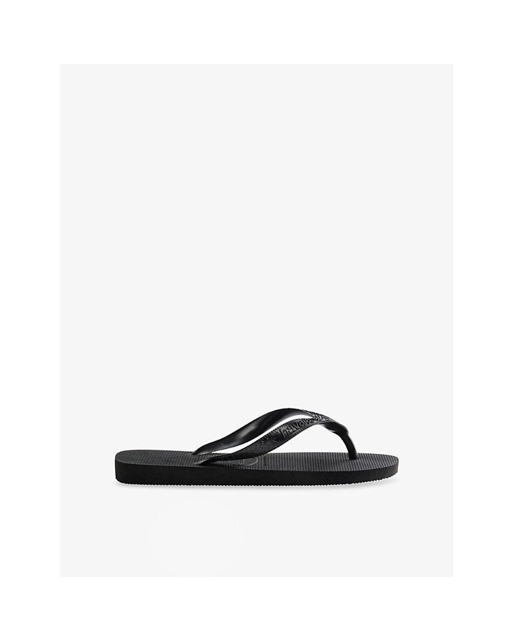 Havaianas Black Top Rubber Flip-Flops
