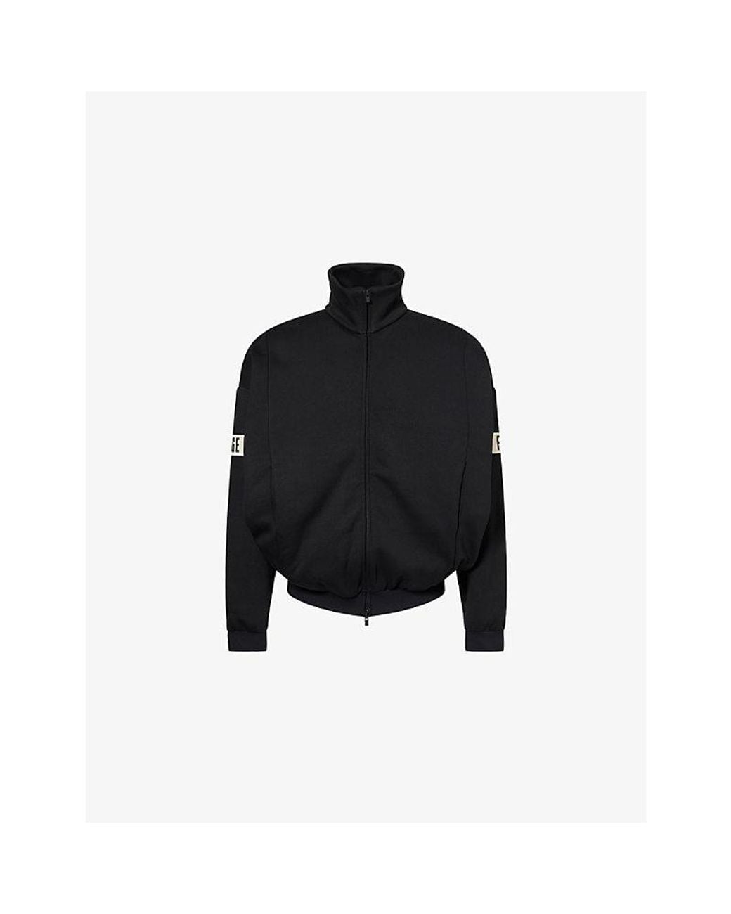 Fear Of God Black F26 Zip-Up Cotton-Blend Track Jacket for men