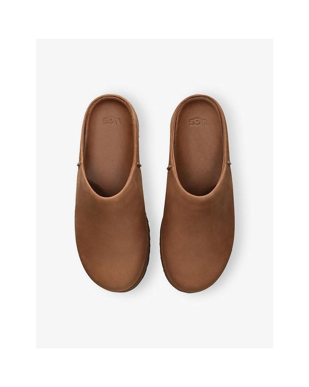 Ugg Brown Otzo Suede Clogs for men