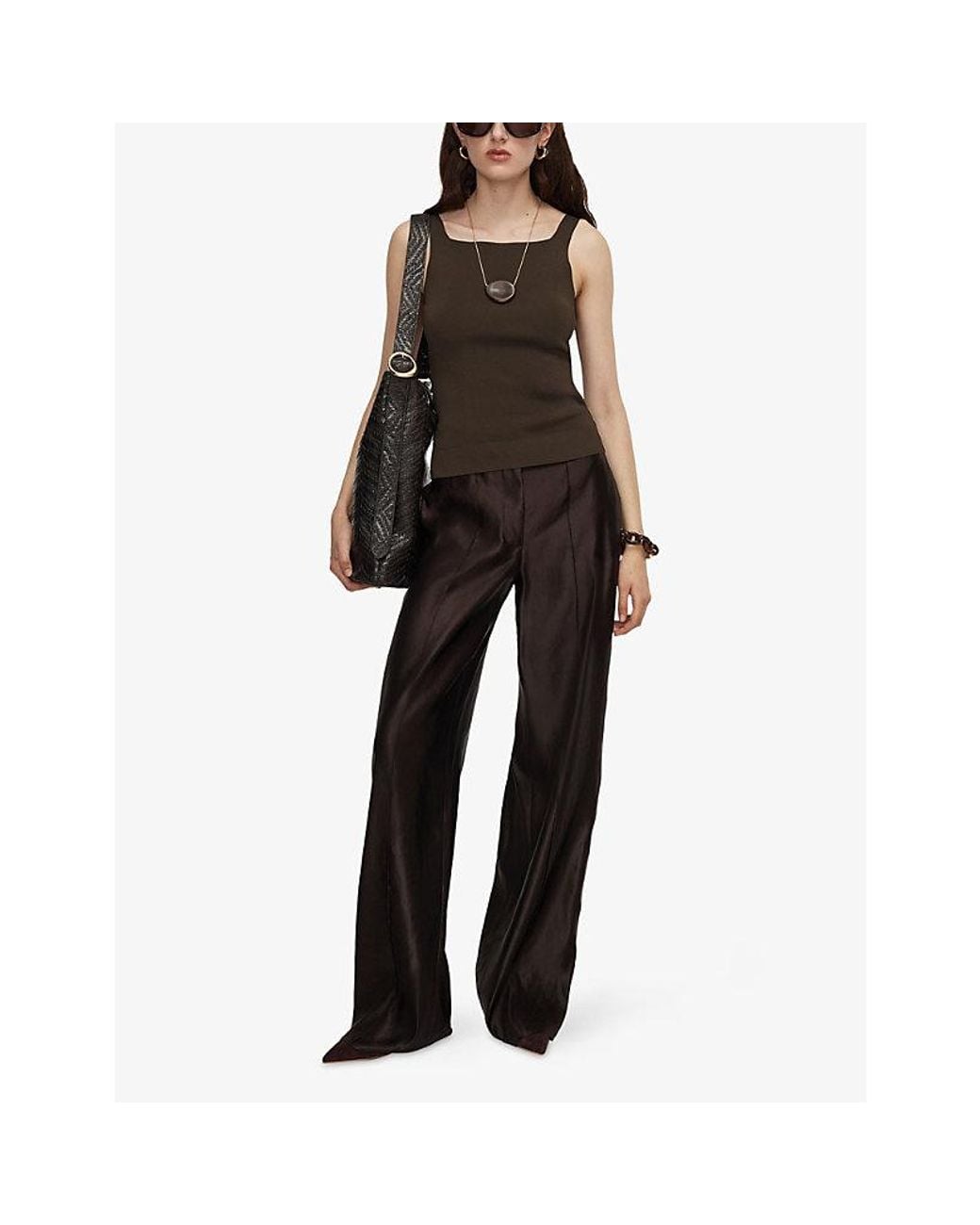 Joseph Brown Talos Square-Neck Knitted Vest