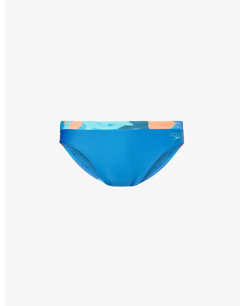 Speedo contrast cheap 7cm swim briefs