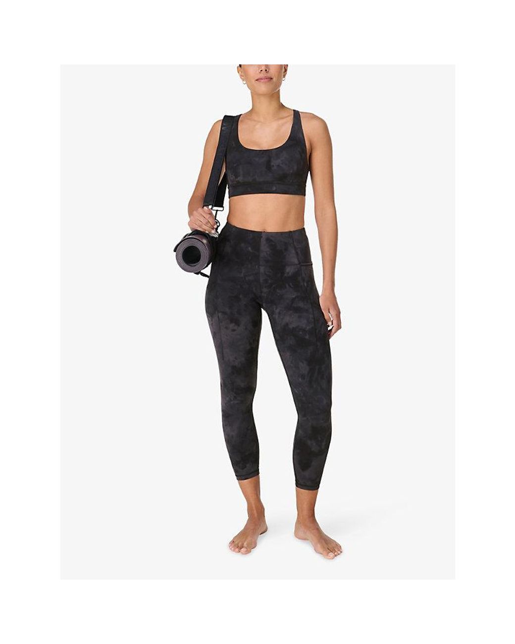 Sweaty Betty Black Super Soft High-Rise Stretch-Woven Leggings