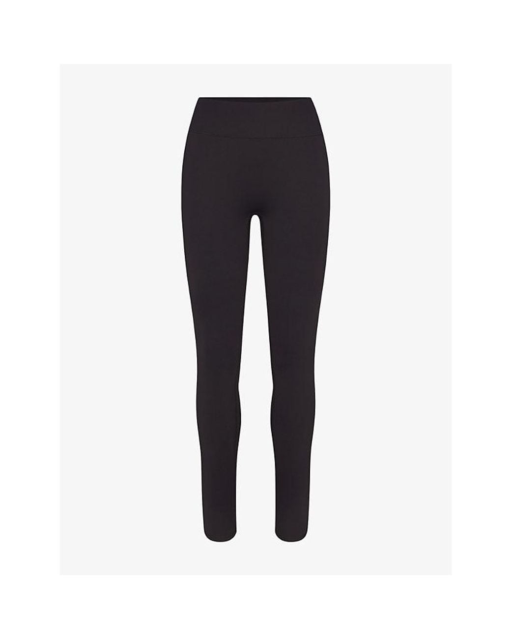 NikeSKIMS Blue Satin Shine High-Waist Bonded Leggings
