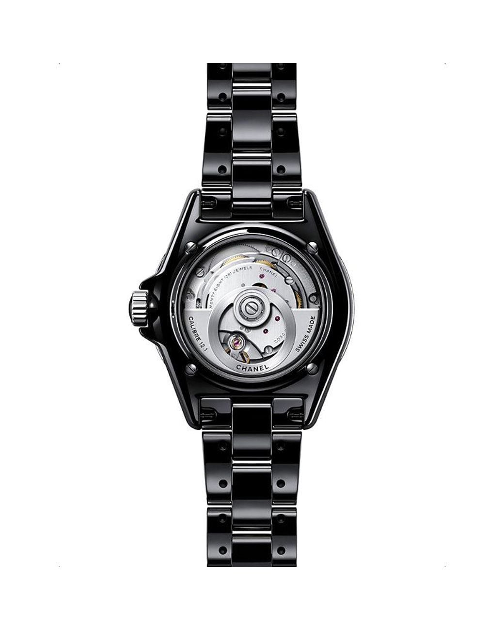 Chanel Black H5697 J12 Automatic Ceramic And Steel Watch