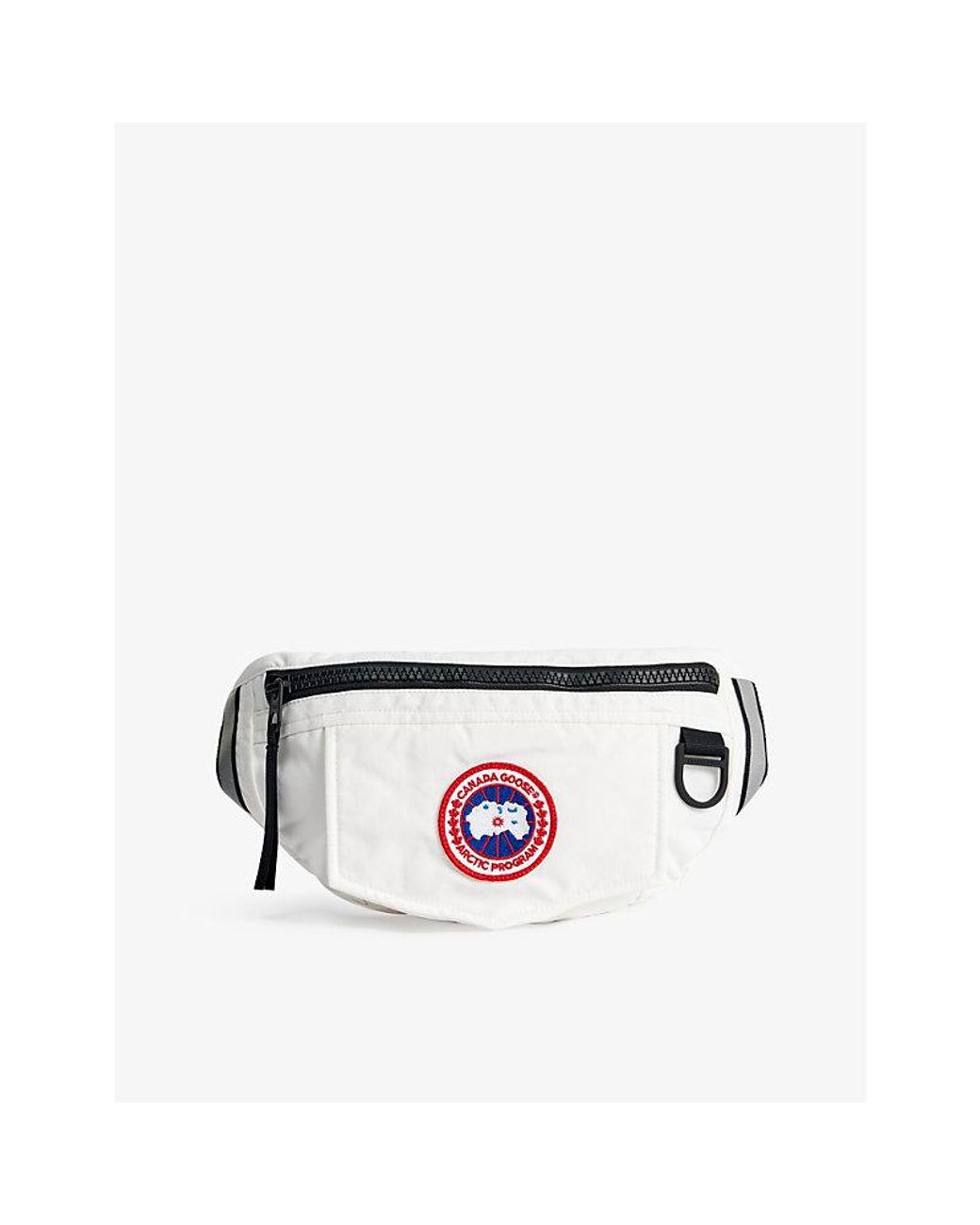 Canada Goose Brand-patch Adjustable Shell Belt Bag in White for Men | Lyst
