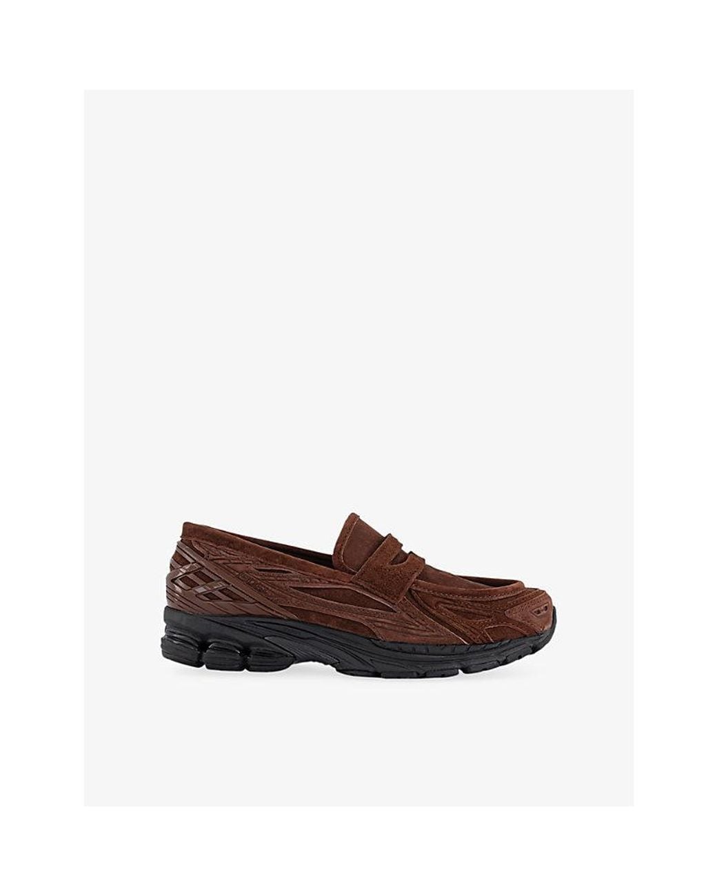New Balance Brown 1906 Suede Loafers for men