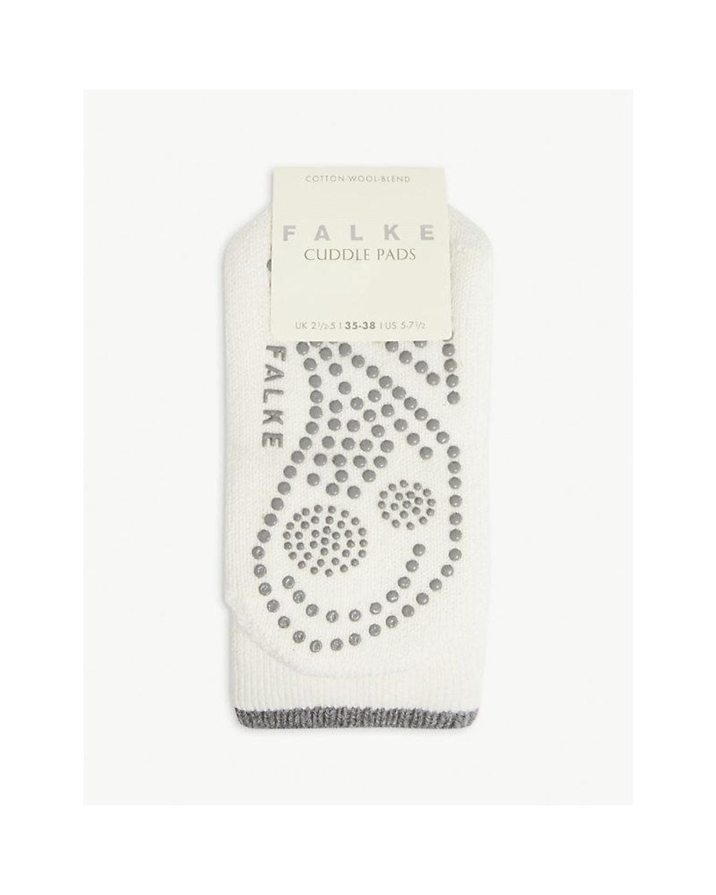 Falke White Cuddle Pads Socks