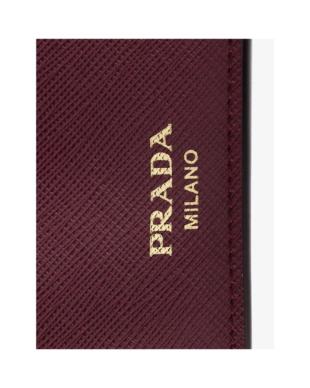 Prada Purple Saffiano Leather Mini Bag