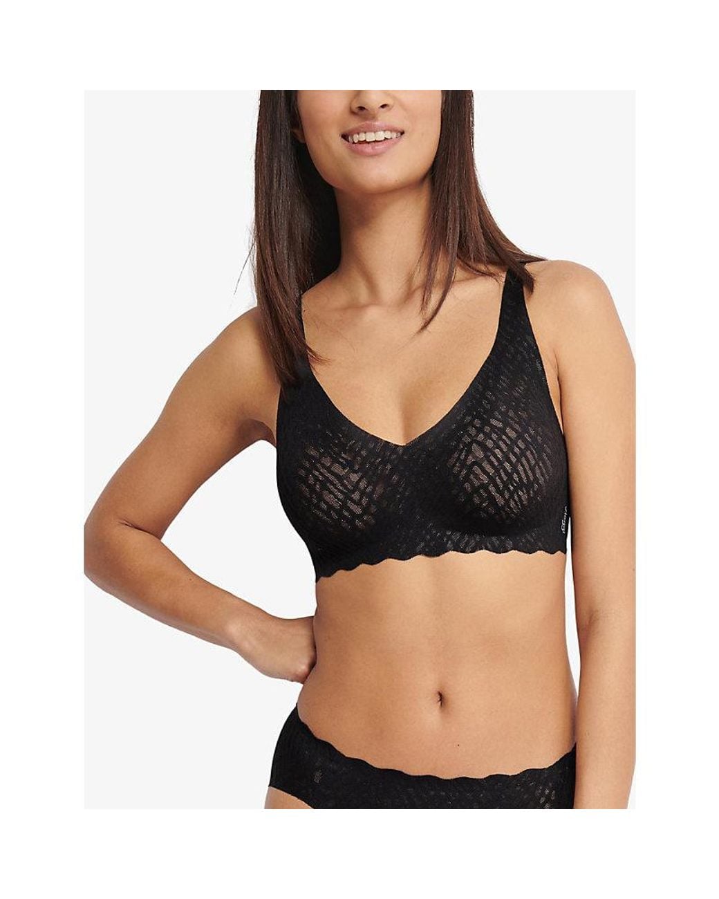 Sloggi Black Zero Feel Stretch-Woven Bralette