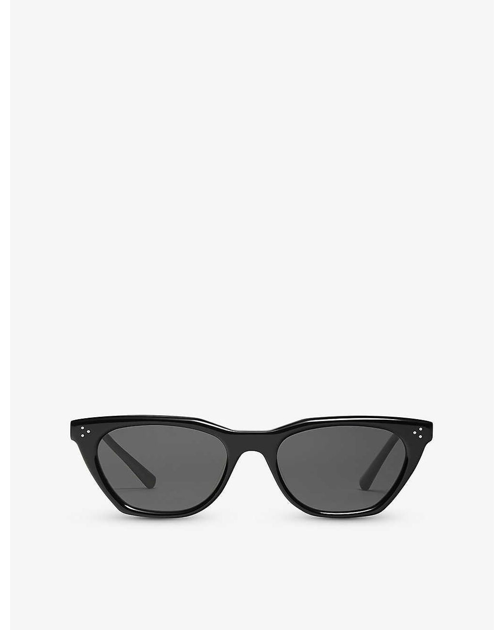 Gentle Monster Cookie 01 Cateye Brandedarm Acetate Sunglasses in Grey