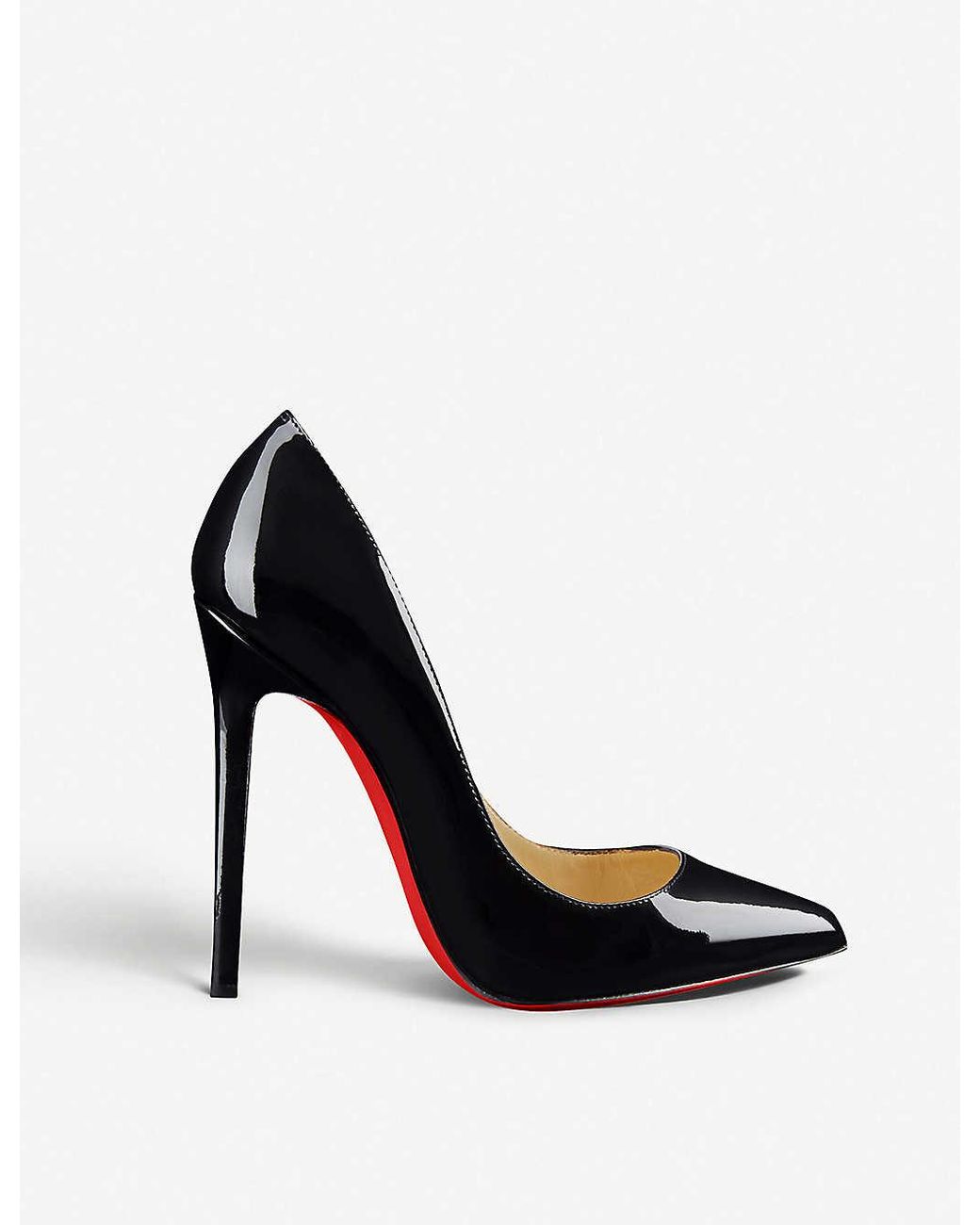 Christian Louboutin Pigalle 120 Patent Calf in Black | Lyst Christian Louboutin Pigalle 120 Patent Calf in Black | Lyst
