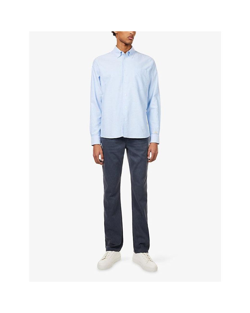 PAIGE Blue Federal Slim Straight-Leg Denim Jeans for men
